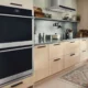 Electrolux wall ovens in a luxury kitchen.