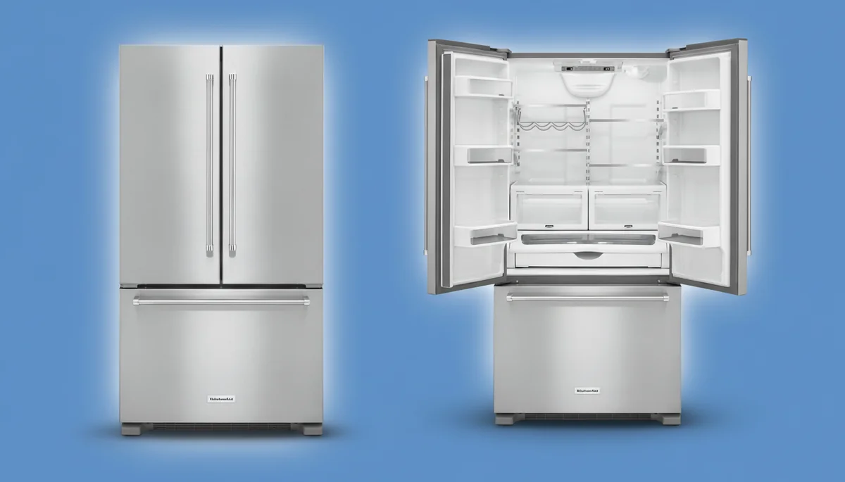 KitchenAid KRFC302ESS counter-depth French door refrigerator being phased out
