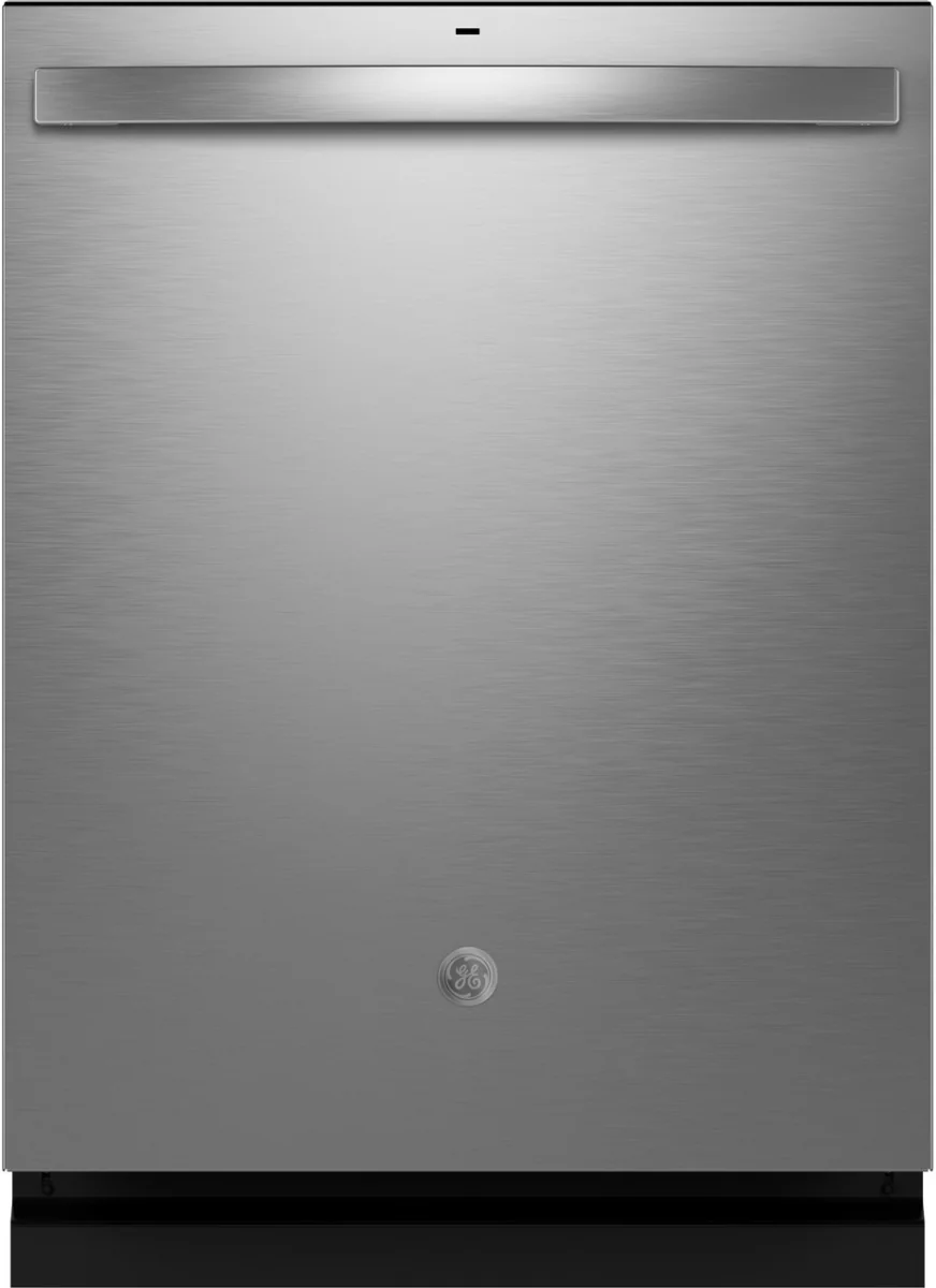 GE GDT670SYVFS built-in dishwasher with a stainless steel front.